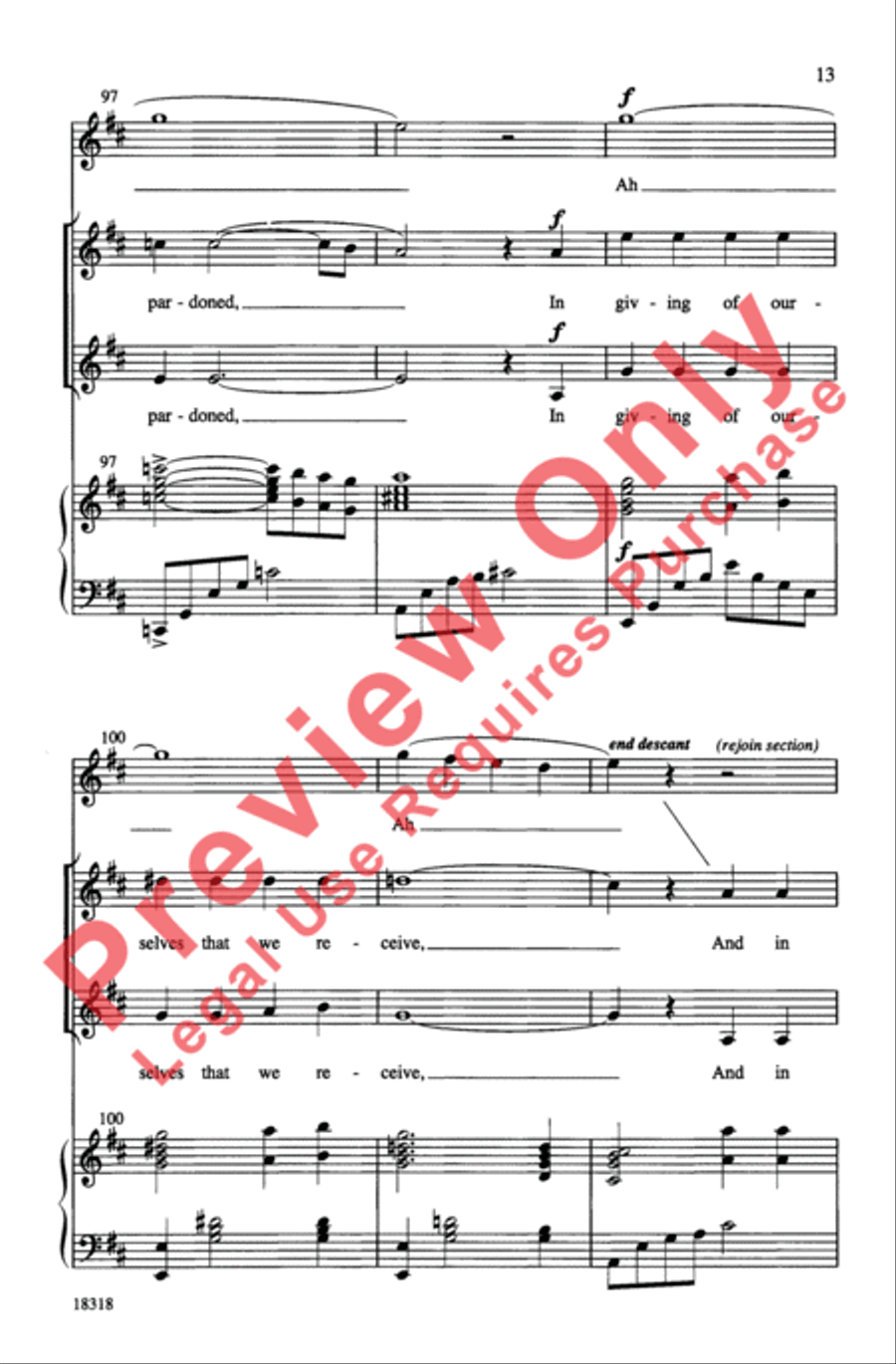 Make Me a Channel of Your Peace 2-Part scores gallery preview page 13