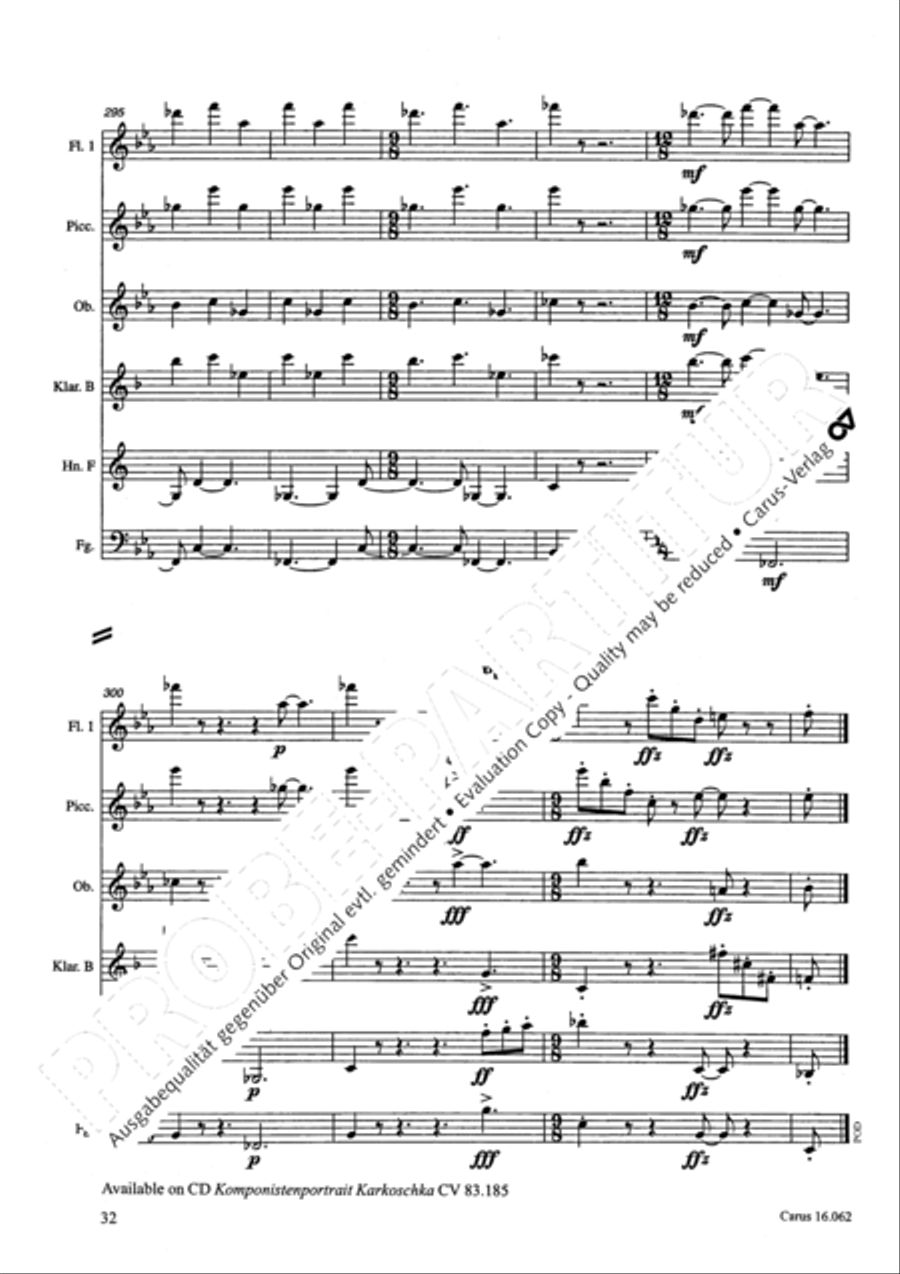 Musik fur sechs Blaser Musik fur sechs Blaser Bassoon scores gallery preview page 35