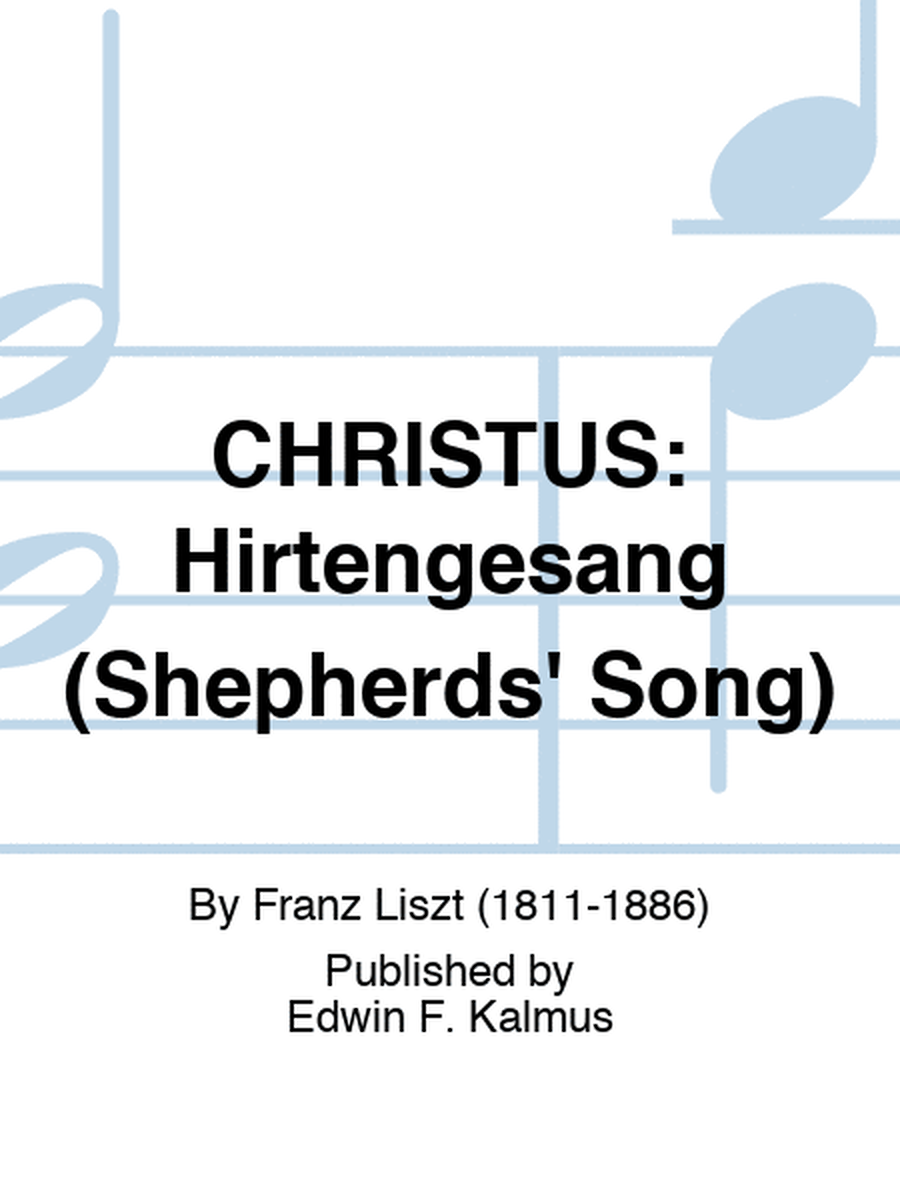 CHRISTUS: Hirtengesang (Shepherds' Song)