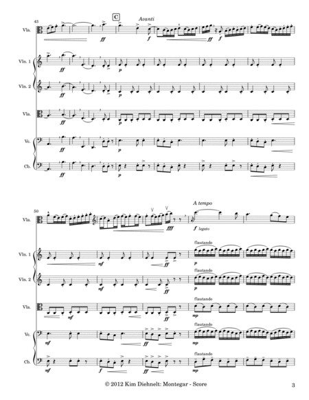 Diehnelt: Montegar for Viola and Strings