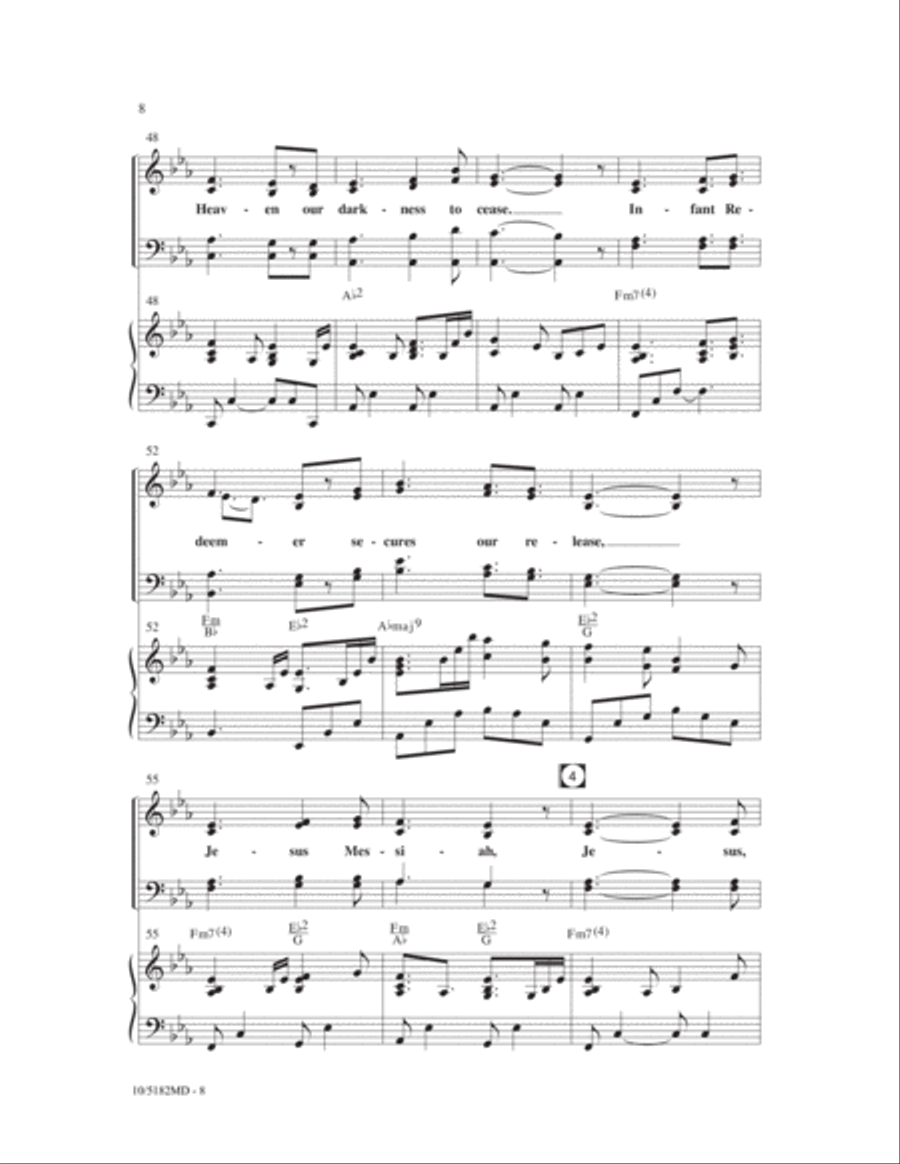 Jesus, Prince of Peace 4-Part scores gallery preview page 7