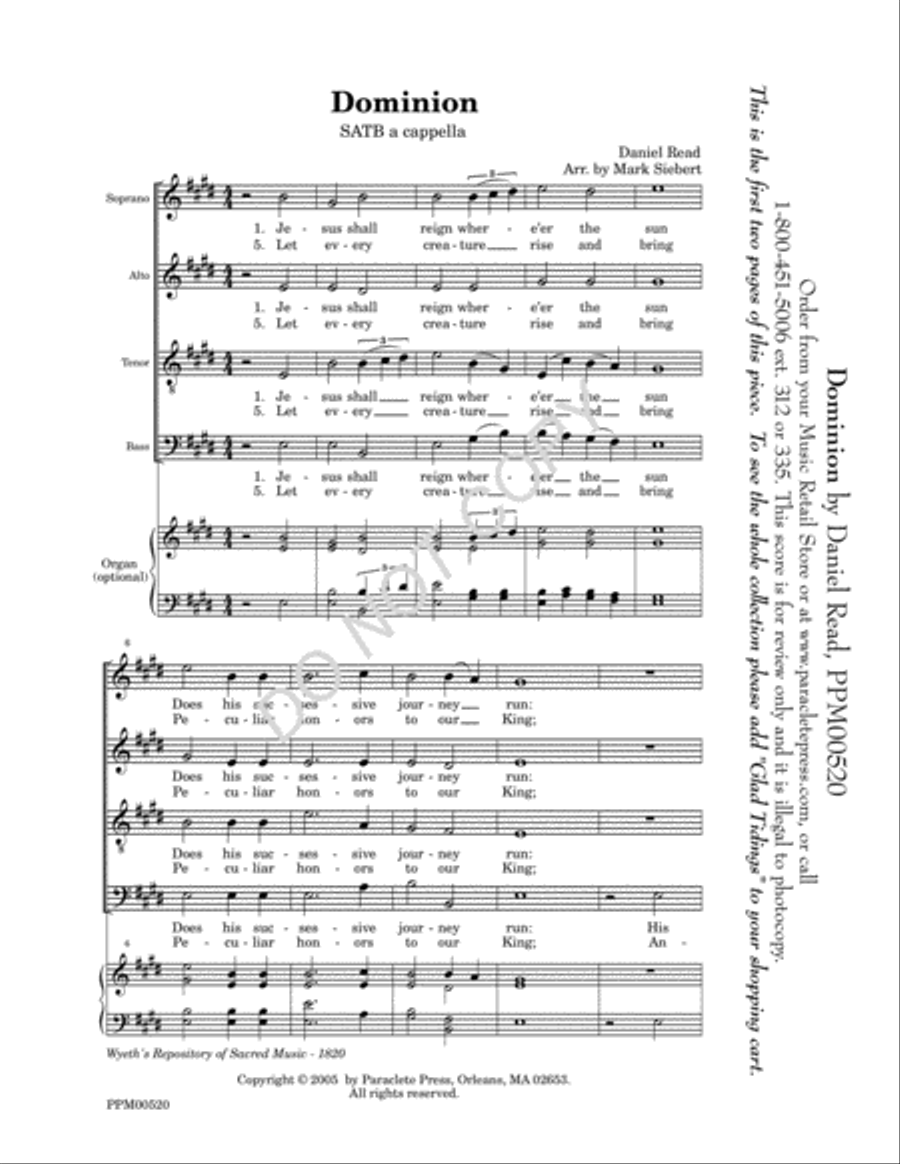 Glad Tidings Glad Tidings 4-Part scores gallery preview page 2