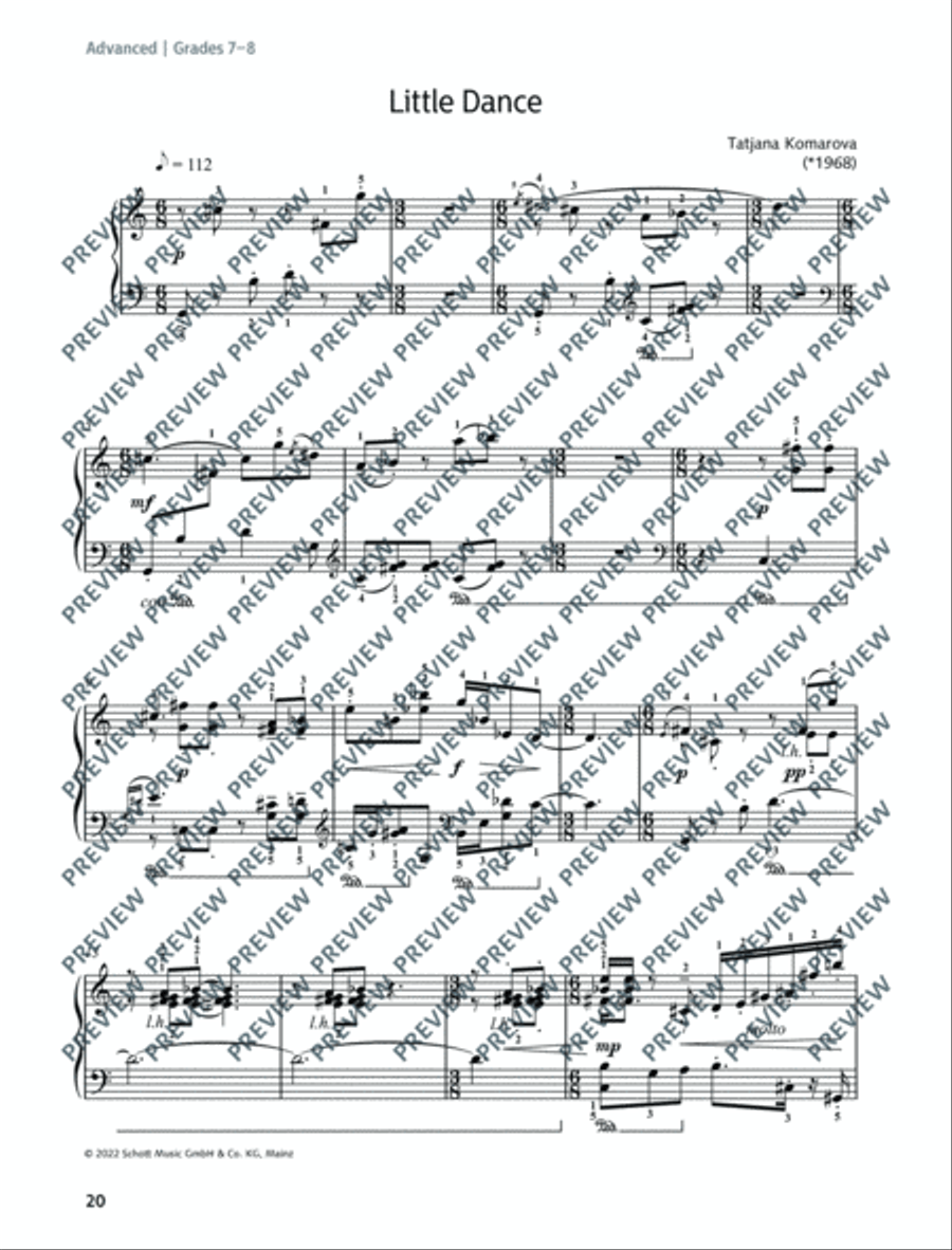 Women Composers Piano Solo scores gallery preview page 21
