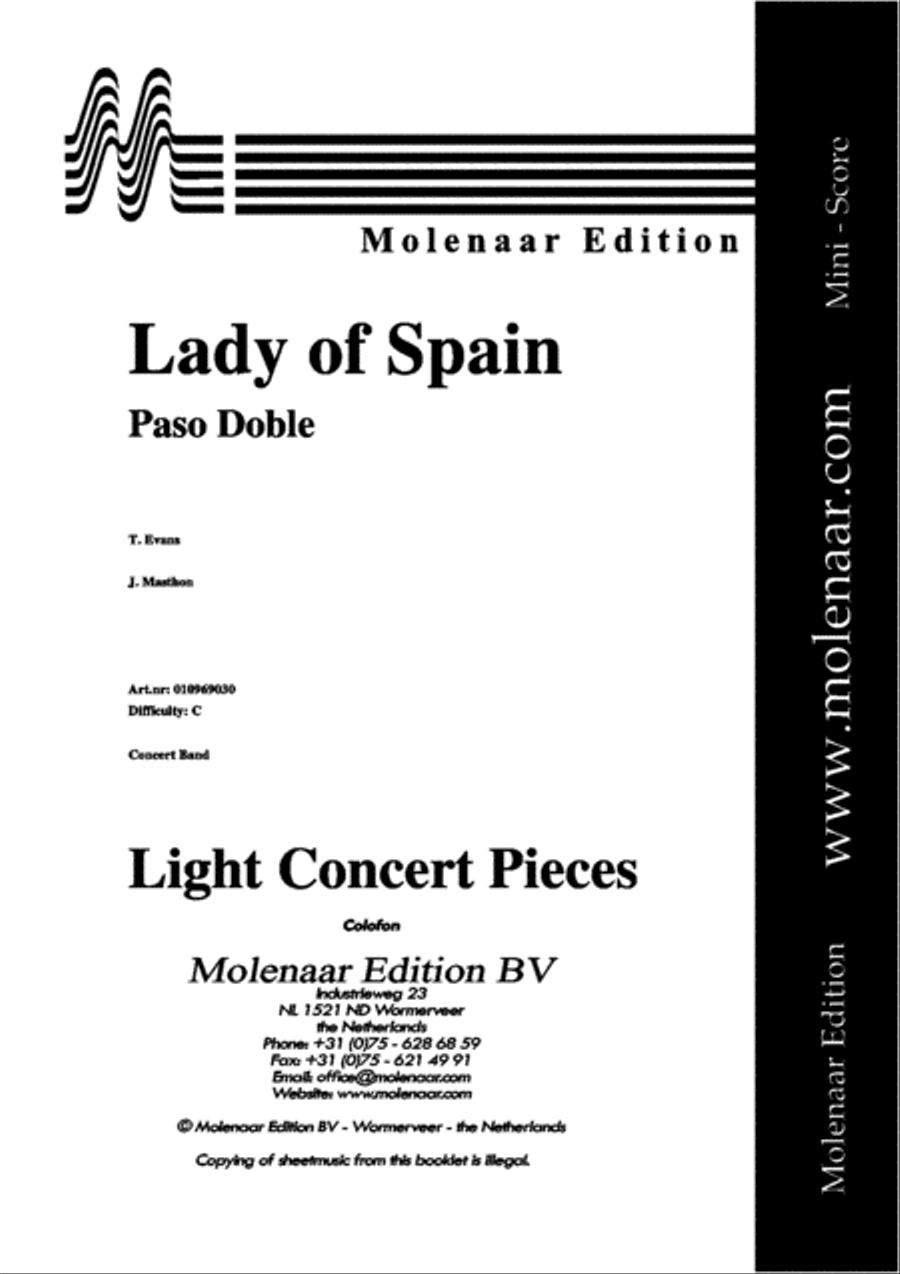Lady of Spain Concert Band scores gallery preview page 2