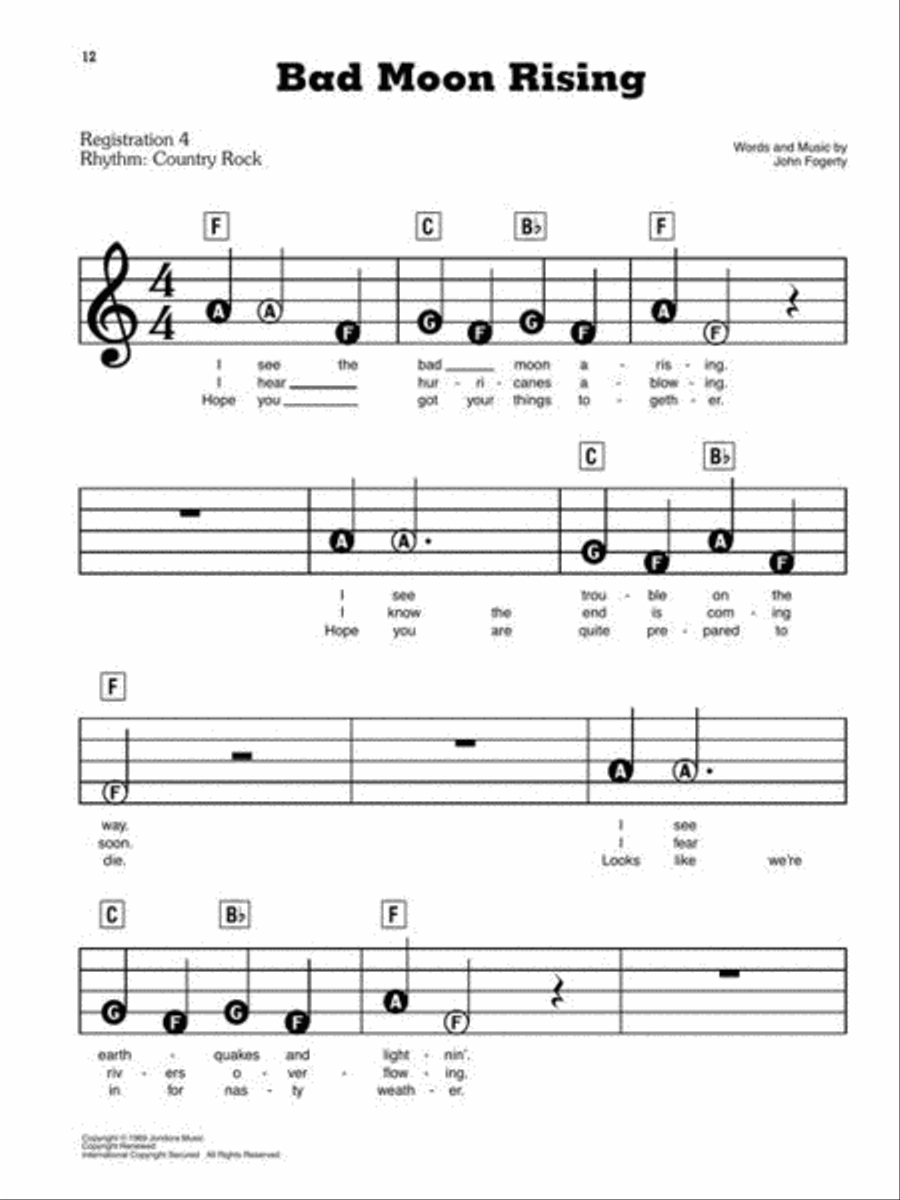 Songs of the 1960s – The New Decade Series Electronic Keyboard scores gallery preview page 8