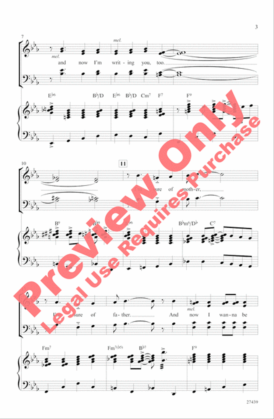 Don't Sit Under the Apple Tree 4-Part scores gallery preview page 3