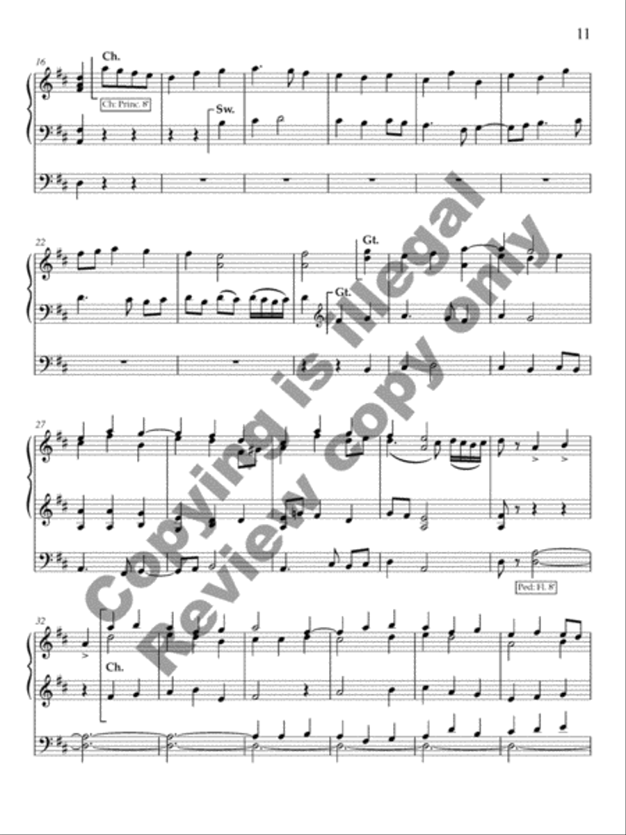 Ancient Airs and Dances, Suite No. 1 Organ Solo scores gallery preview page 32