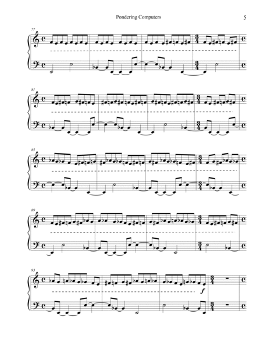 Pondering Computers Piano Method scores gallery preview page 5