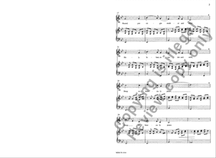 Silent Night TTBB scores gallery preview page 3