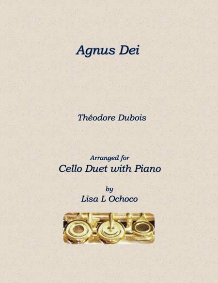 Agnus Dei for Cello Duet and Piano image number null