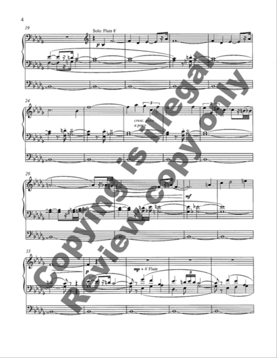 Prelude and Fugue: In Memoriam Nadia Boulanger Organ scores gallery preview page 13