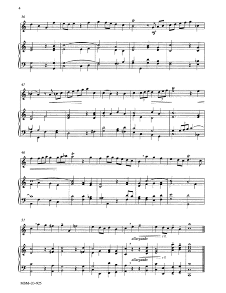 Trumpet Tune from Voluntary in D (Downloadable)