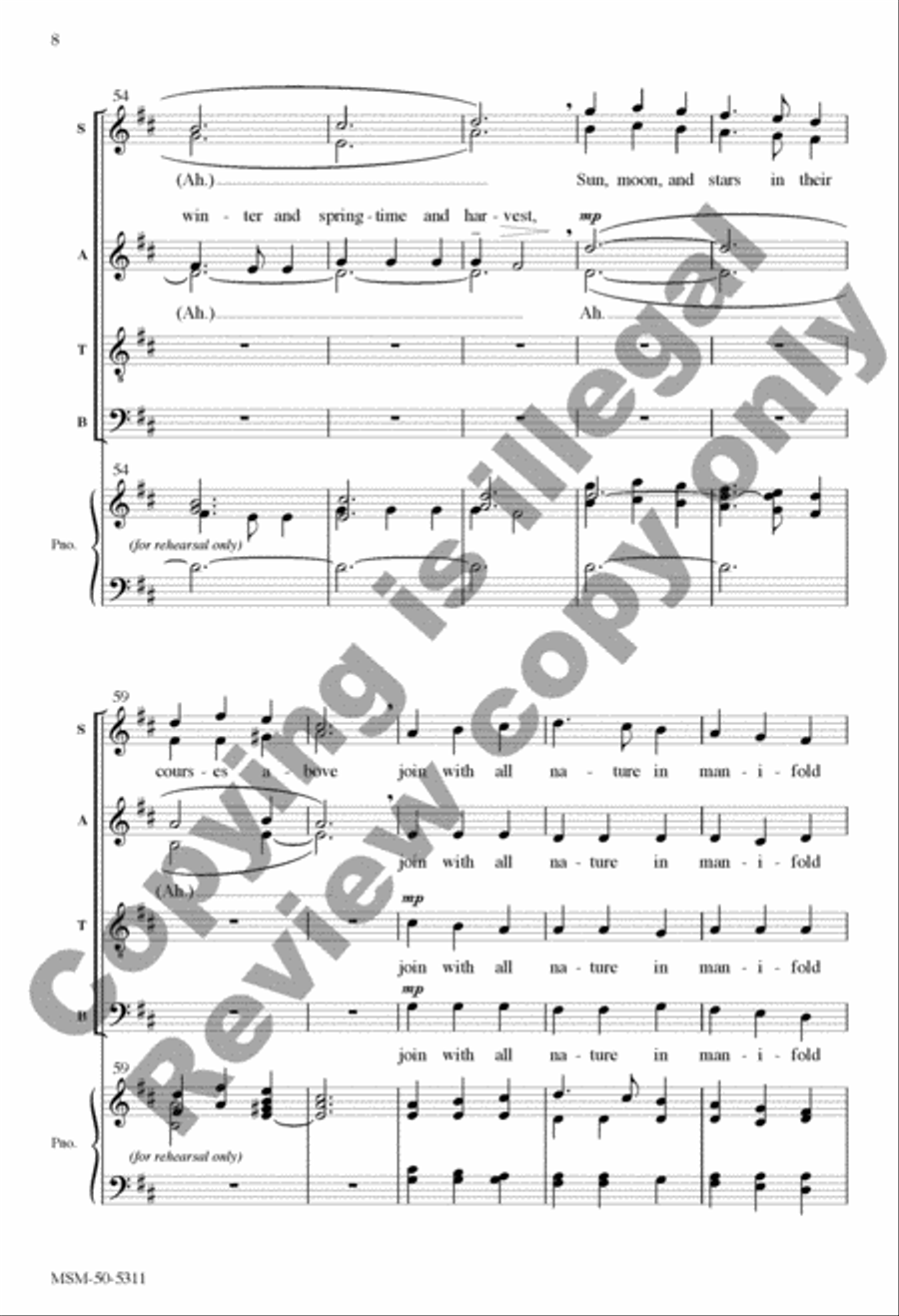 Great Is Thy Faithfulness Divisi scores gallery preview page 8