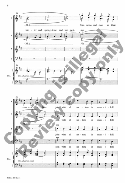 Great Is Thy Faithfulness (Choral Score) image number null