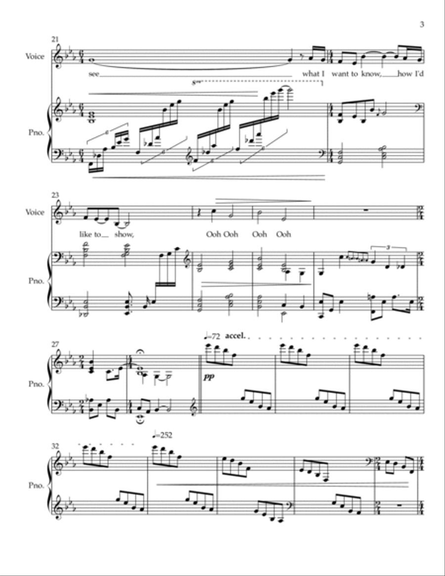 Something in the Water Voice scores gallery preview page 4