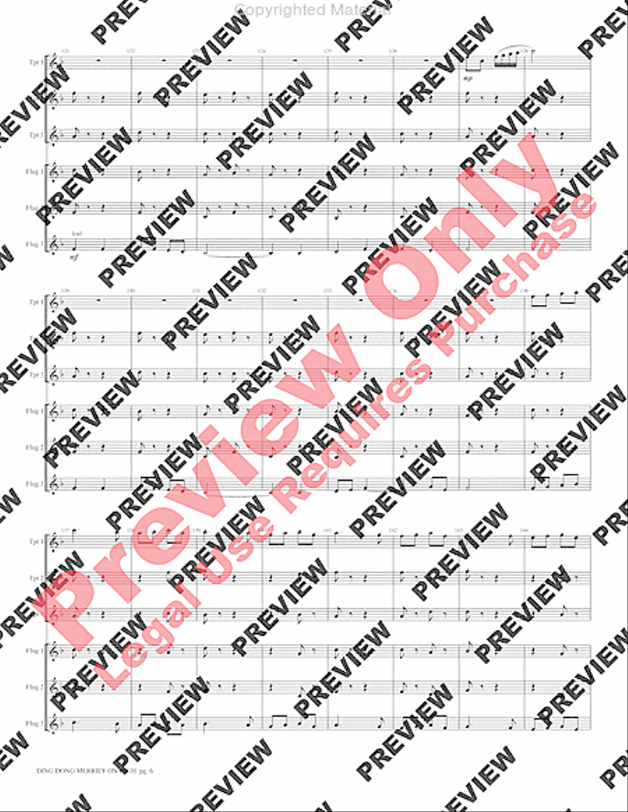 Ding Dong Merrily on High Small Ensemble scores gallery preview page 8