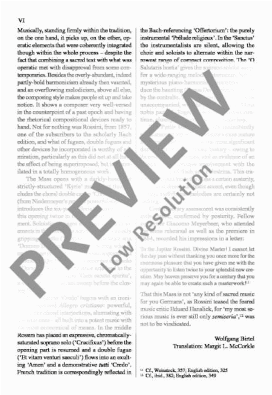 Petite Messe Solennelle Choir scores gallery preview page 7