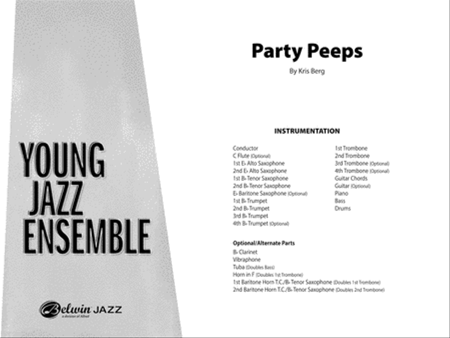 Party Peeps: Score Party Peeps: Score Jazz Ensemble scores gallery preview page 1