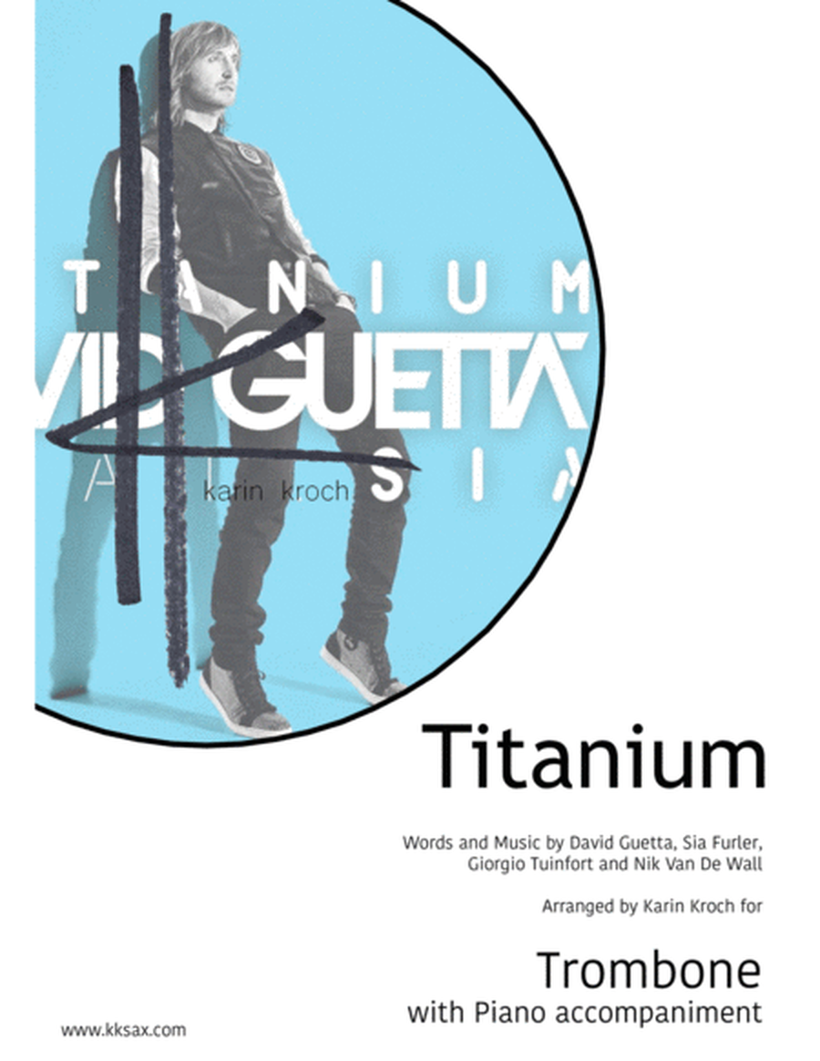 Titanium (David Guetta ft. Sia) for Trombone & Piano image number null