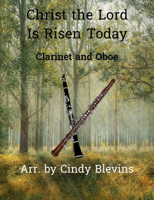 Book cover for Christ the Lord Is Risen Today, for Clarinet and Oboe