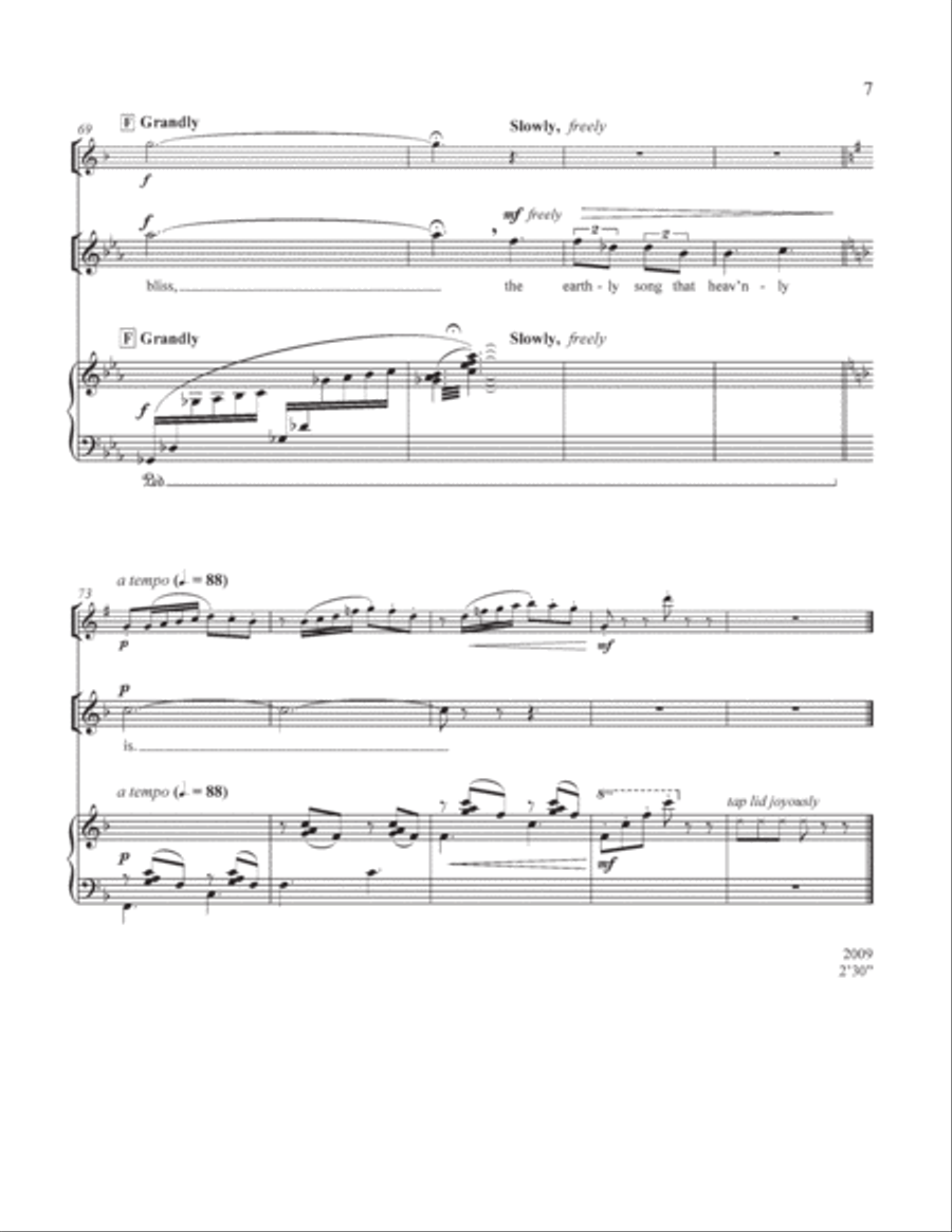 The Great Trees: 4. The Steps of the City Soprano Voice scores gallery preview page 13