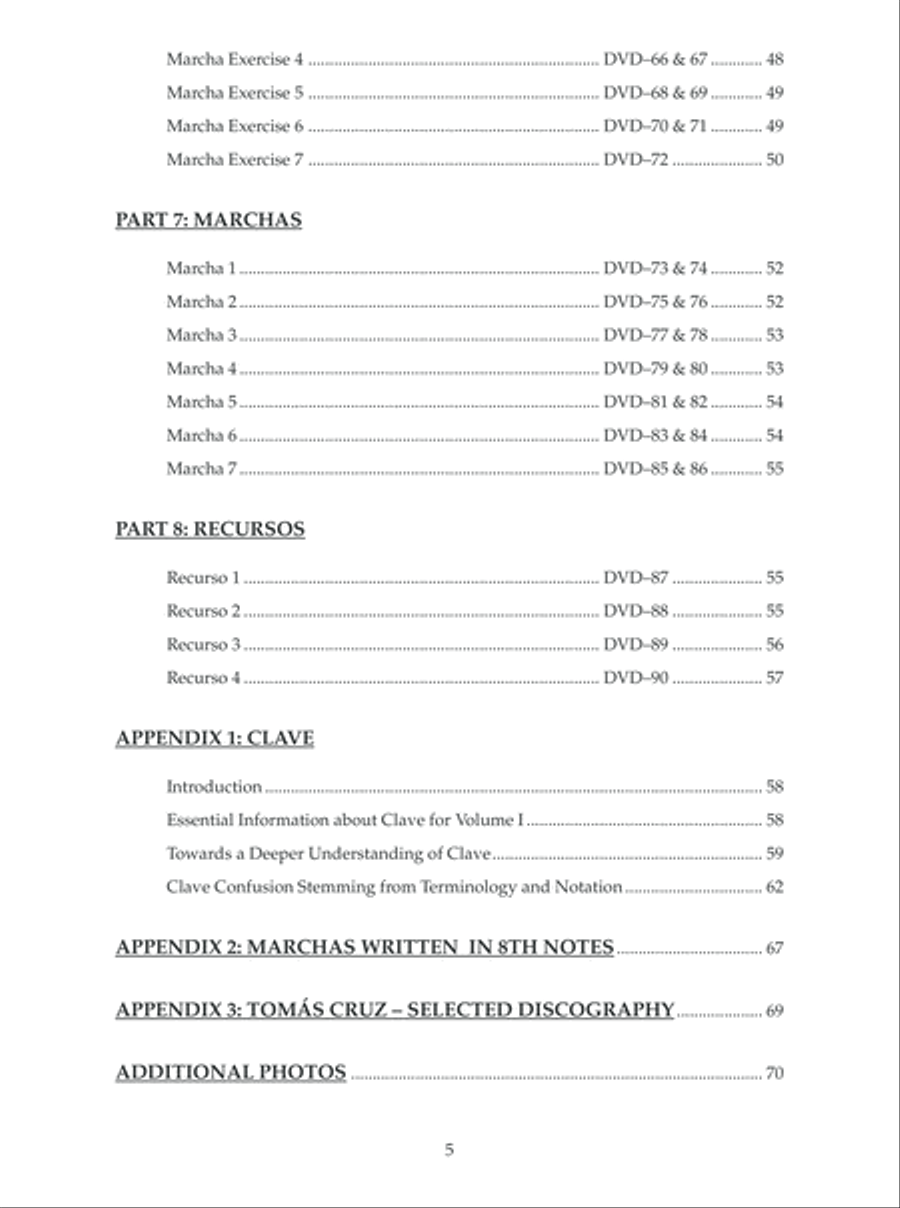 Tomas Cruz Conga Method Volume 1 - Beginning Percussion scores gallery preview page 6