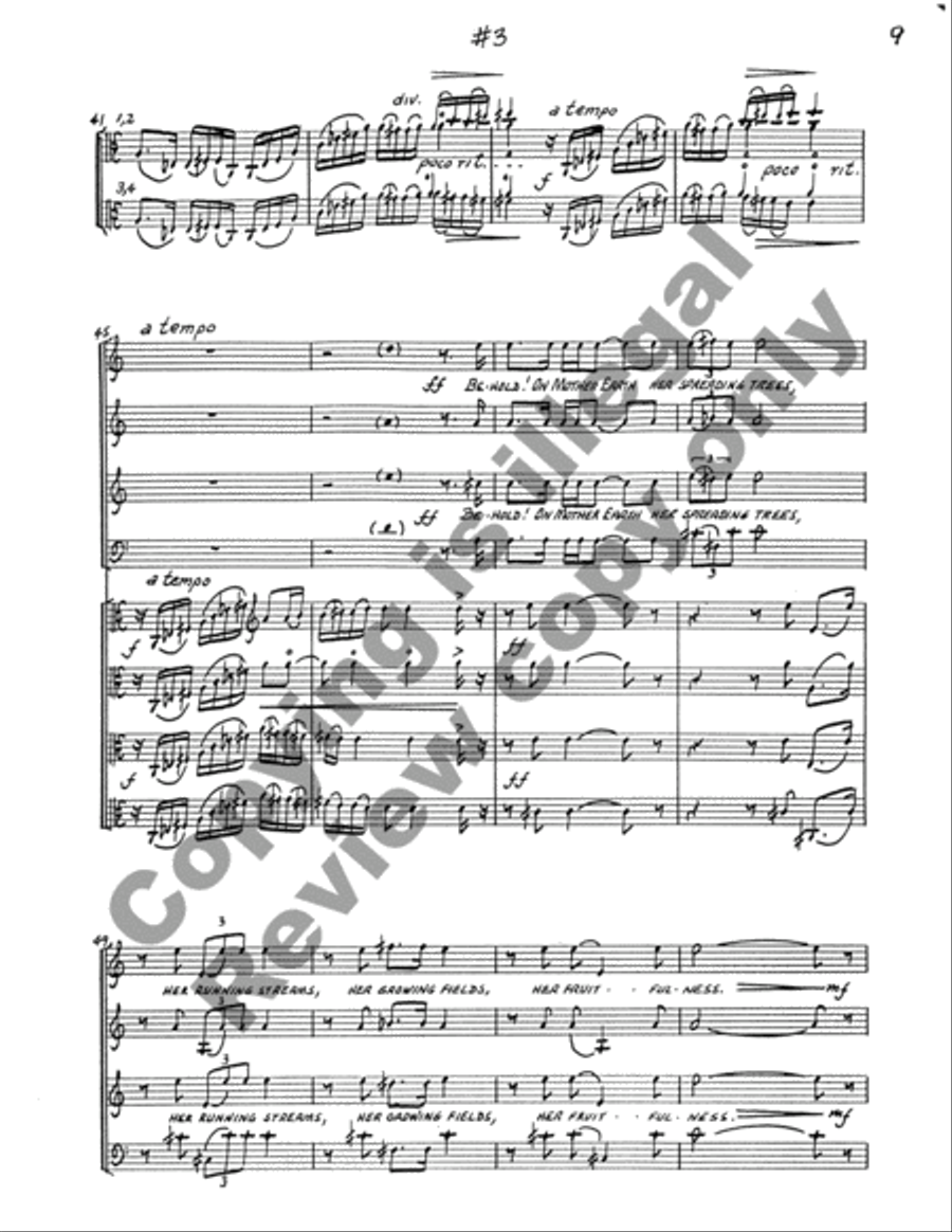 The Web of Life 4-Part scores gallery preview page 24