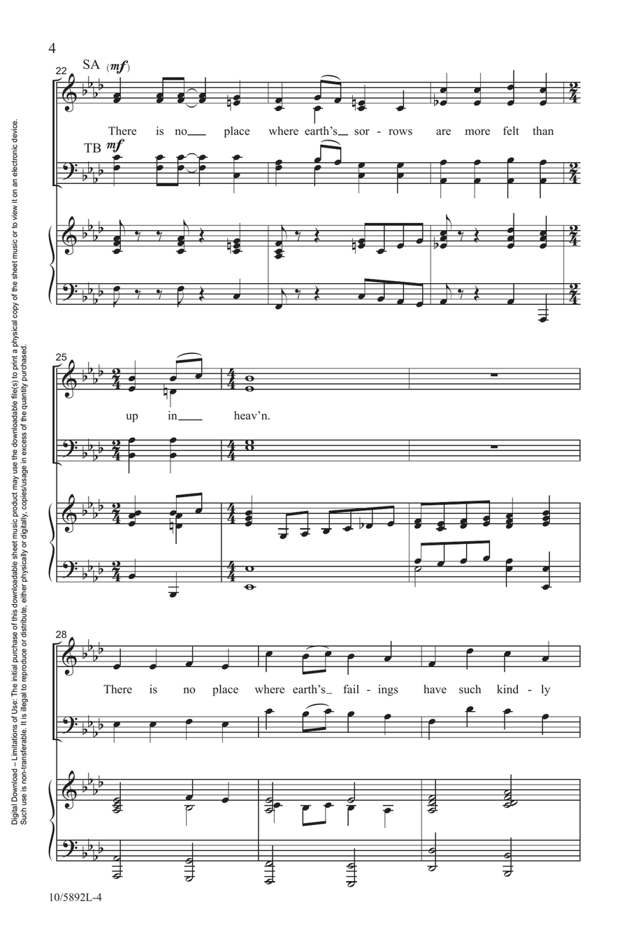 There's a Wideness in God's Mercy Choir scores gallery preview page 4