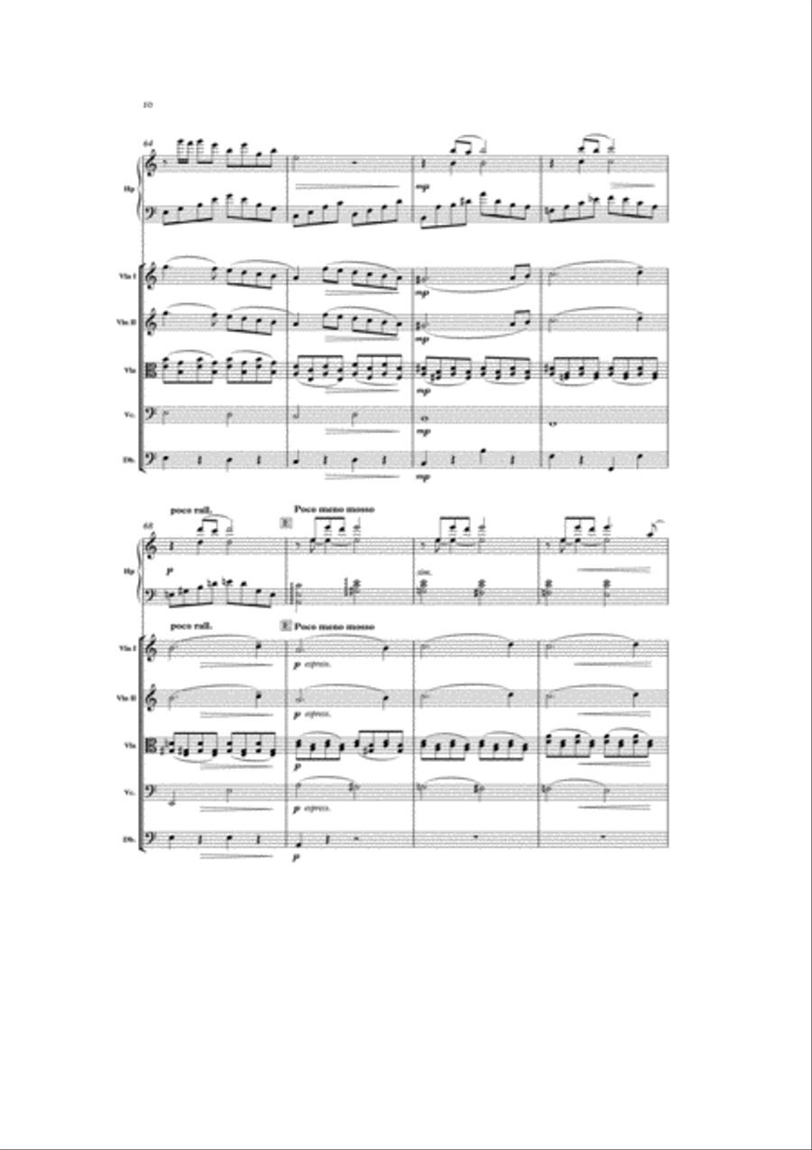 Suite Lyrique Harp scores gallery preview page 9