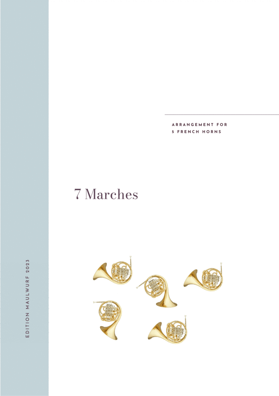 7 Marches Horn scores gallery preview page 1
