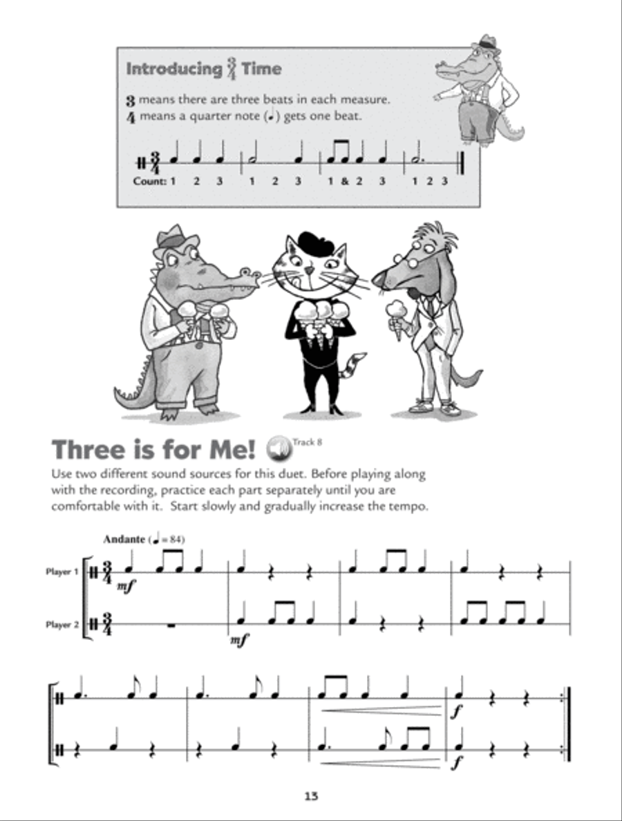 Alfred's Kid's Drum Course, Book 2 Snare Drum scores gallery preview page 5
