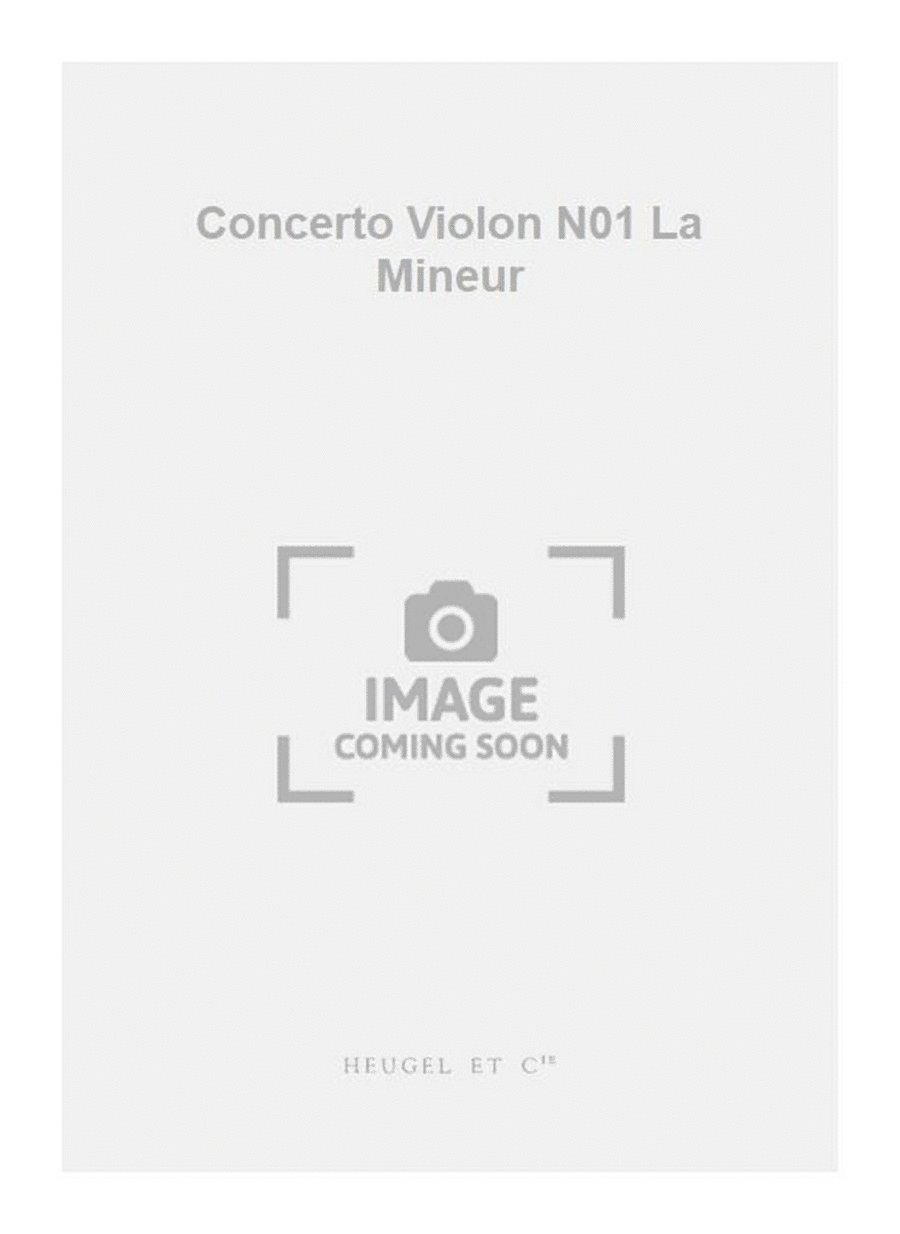 Concerto Violon N01 La Mineur