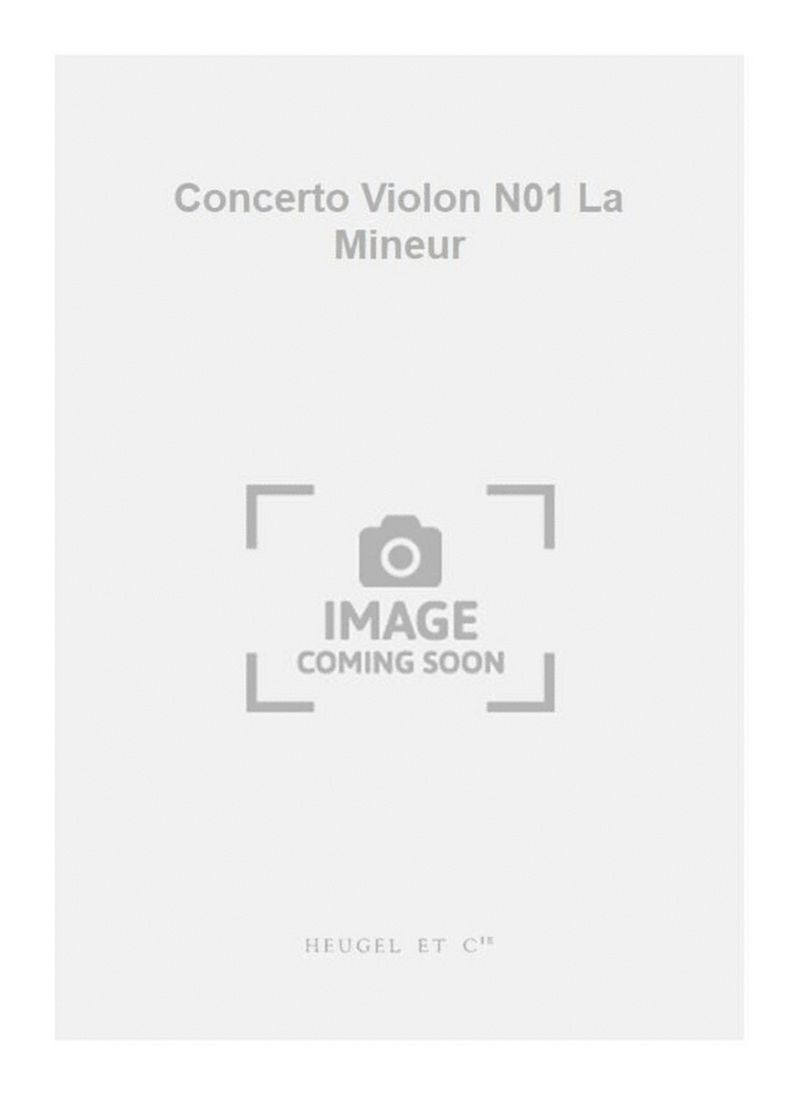 Concerto Violon N01 La Mineur