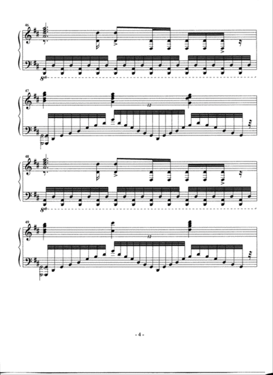 Conquest Of Paradise Piano Solo scores gallery preview page 4