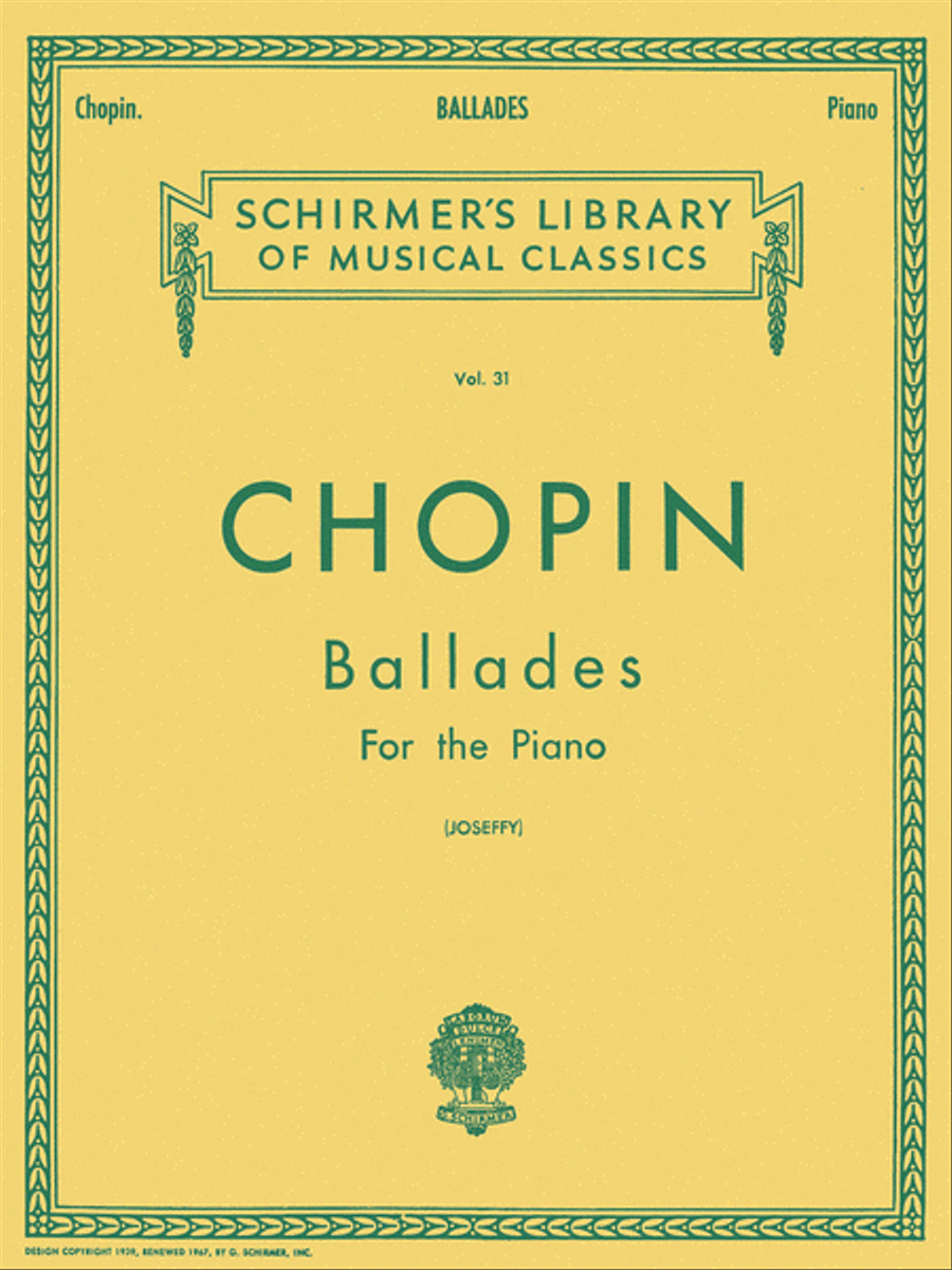 Ballades for the Piano Piano Solo scores gallery preview page 1