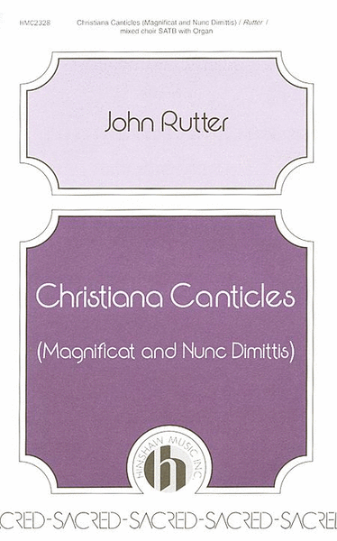 Christiana Canticles (Magnificat & Nunc Dimittis) image number null