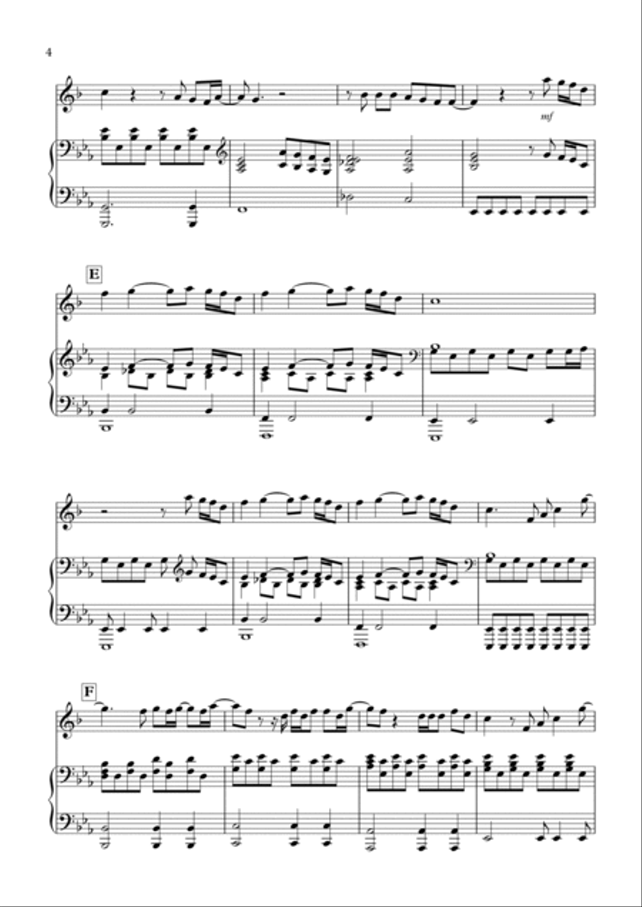 Angels Angels Trumpet Solo scores gallery preview page 4