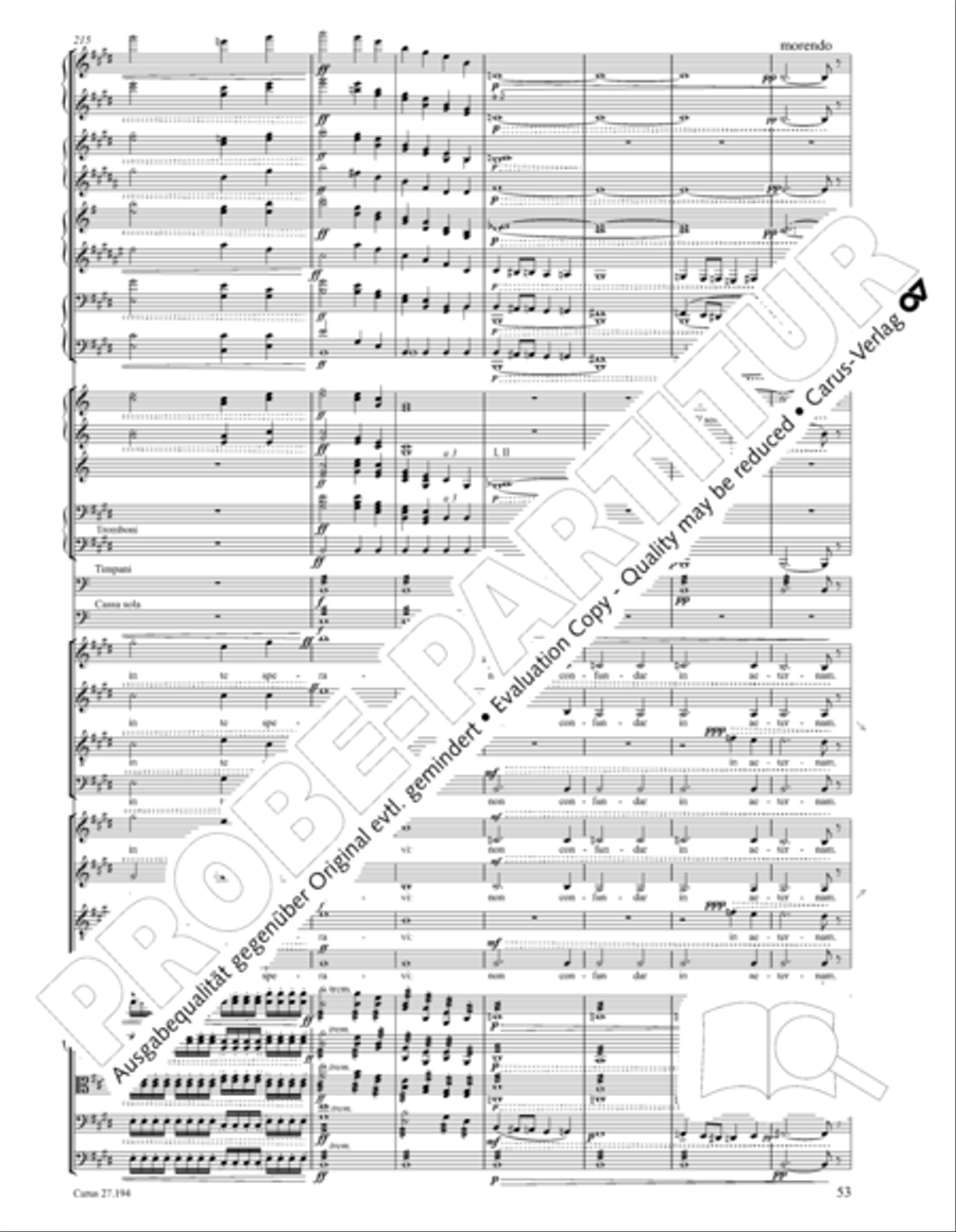 Te Deum Te Deum 4-Part scores gallery preview page 54