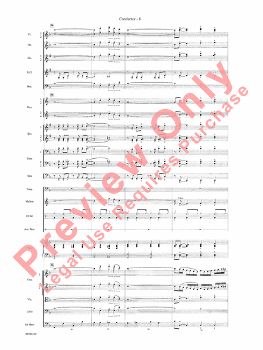 A Salute to the Big Apple Full Orchestra scores gallery preview page 10