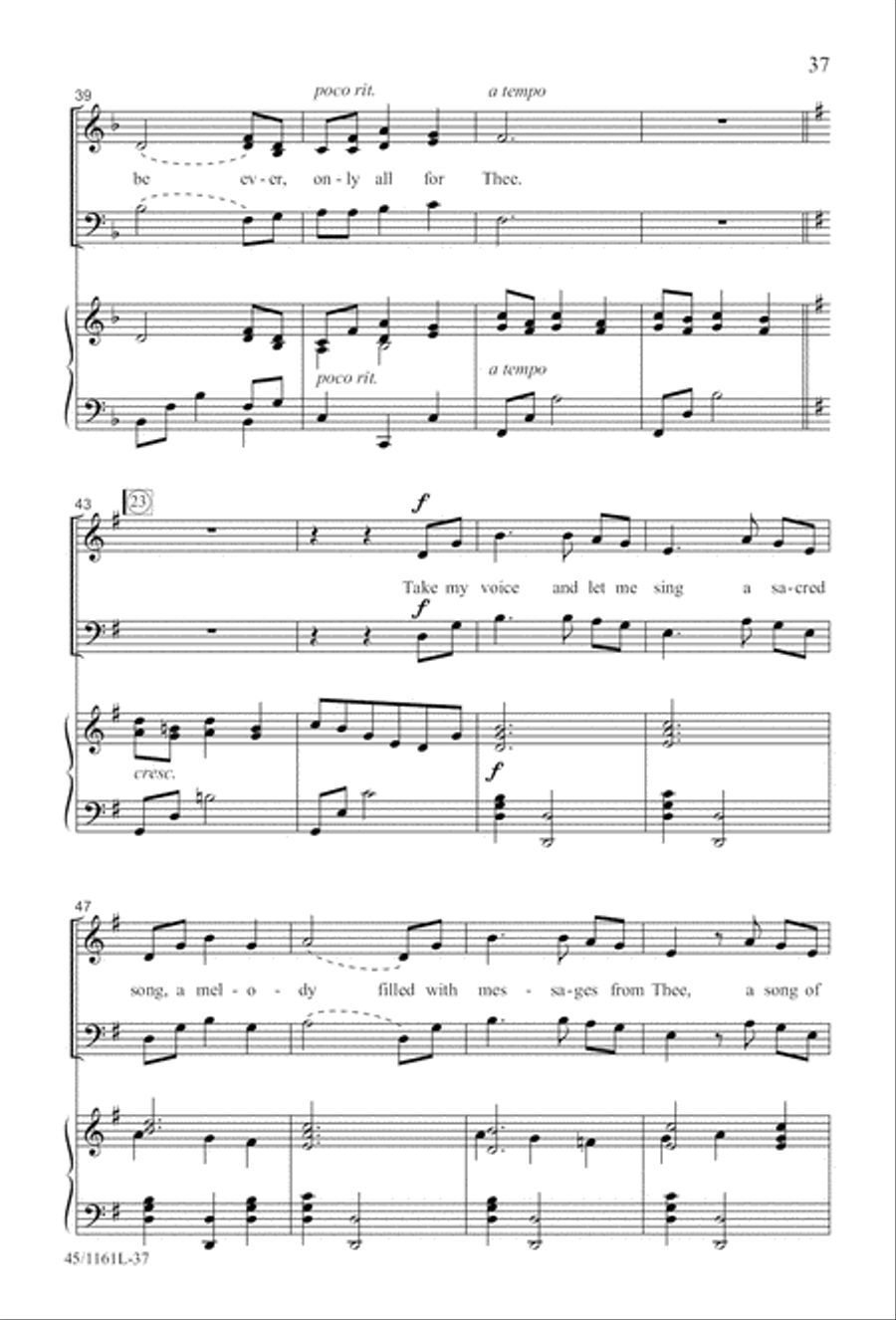 Hymns We Love to Sing Hymns We Love to Sing 3-Part scores gallery preview page 38