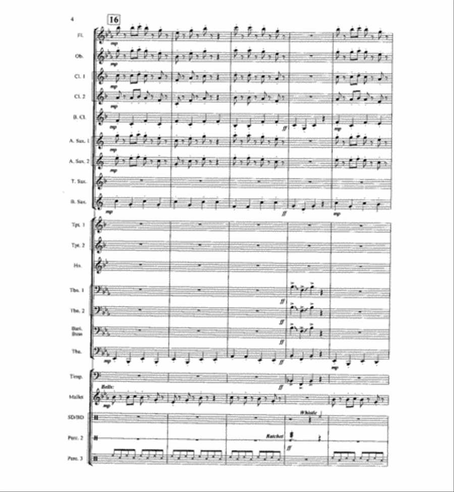 A Crazy, Mixed-Up Christmas Concert Concert Band scores gallery preview page 5