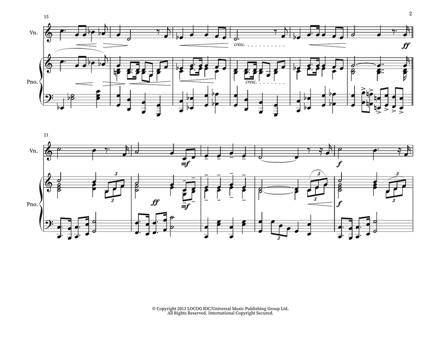 A Portugesa (portuguese National Anthem) Violin Solo scores gallery preview page 2