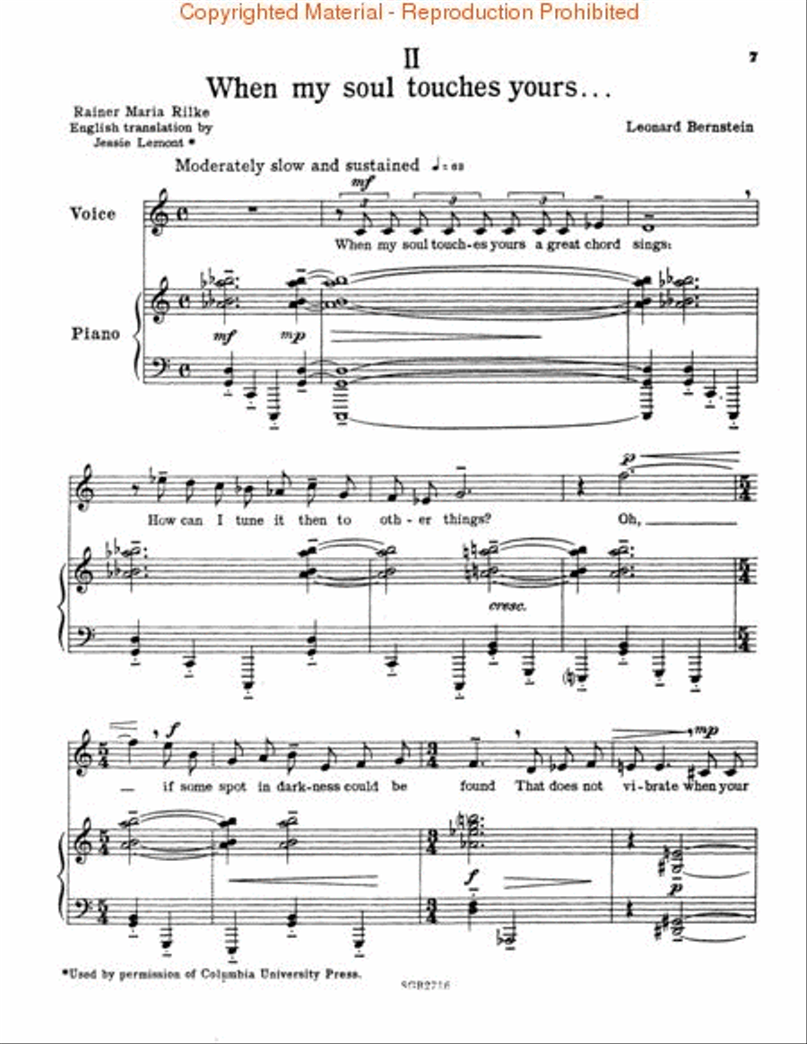 Two Love Songs Two Love Songs High Voice scores gallery preview page 3