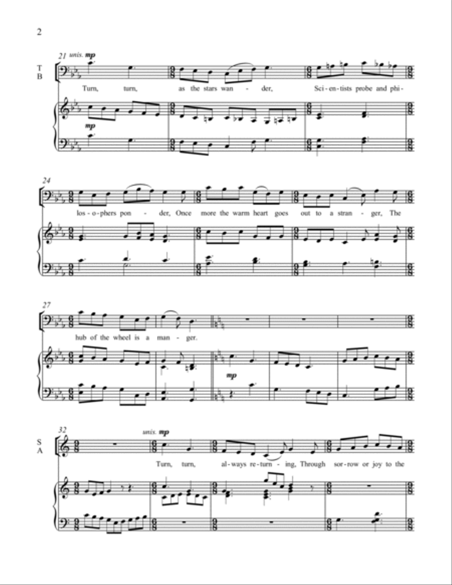 A Christmas Roundelay 2-Part scores gallery preview page 2