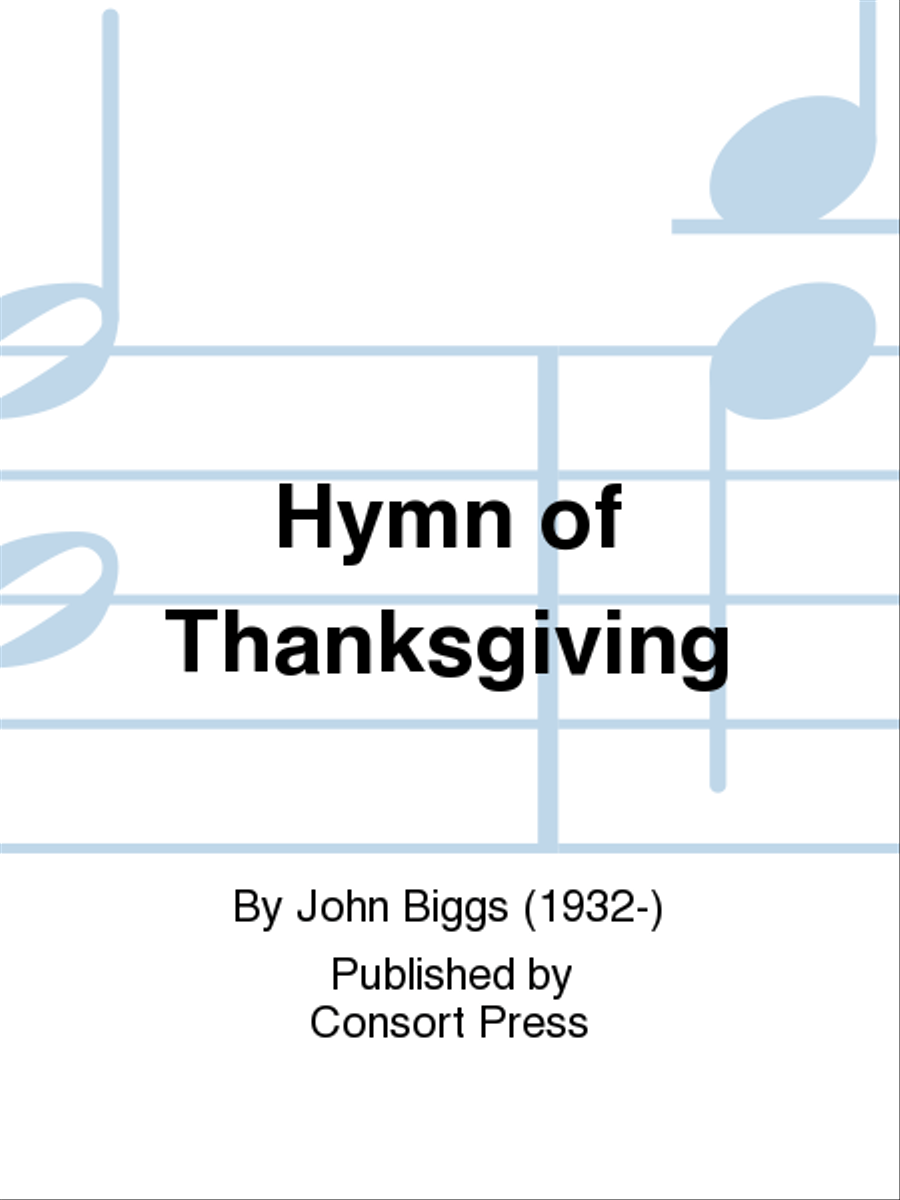 Hymn of Thanksgiving 4-Part scores gallery preview page 1