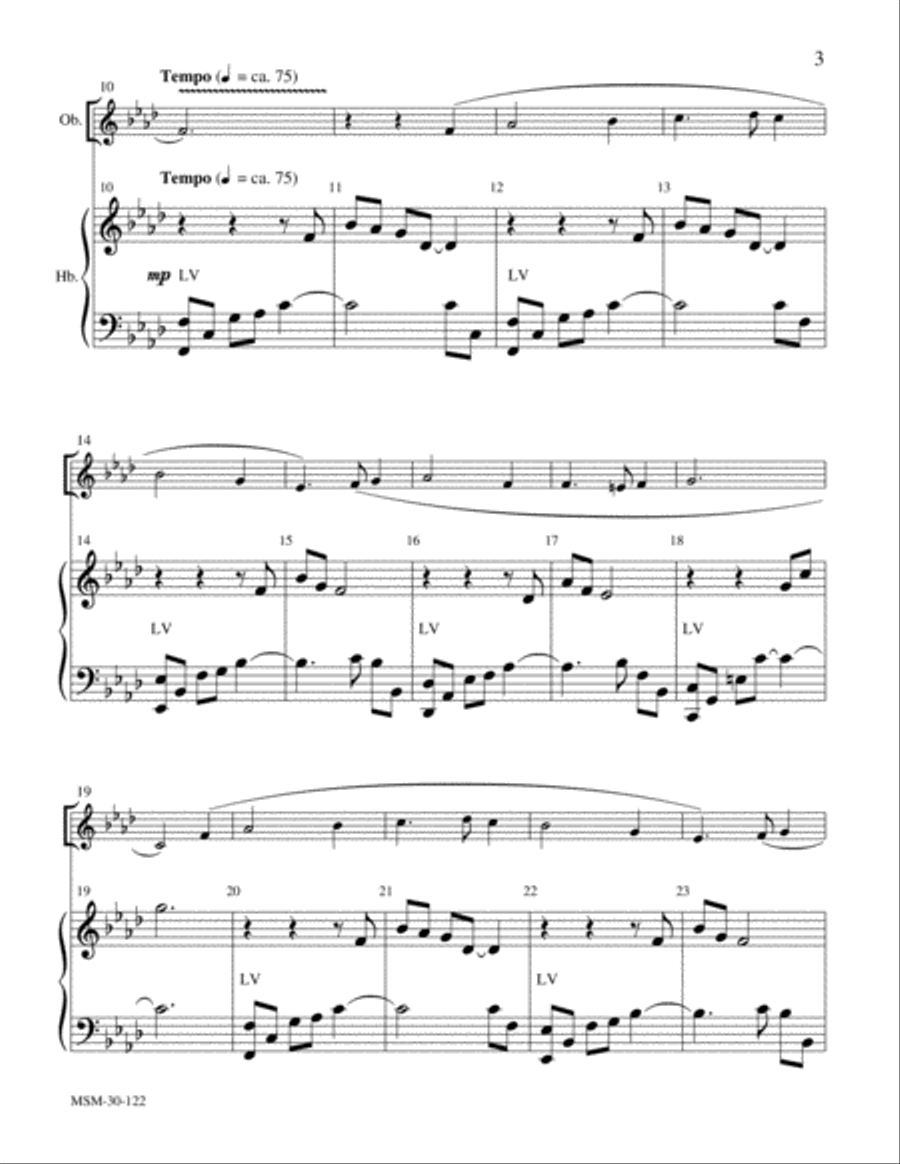 Greensleeves Handbell Choir scores gallery preview page 3
