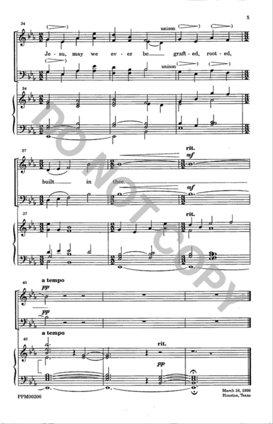 Bread of Heaven Bread of Heaven 4-Part scores gallery preview page 6