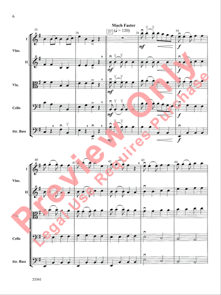 Spin, Dreidel, Spin String Orchestra scores gallery preview page 7