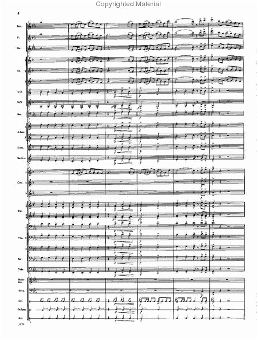 Covington Square Concert Band scores gallery preview page 3