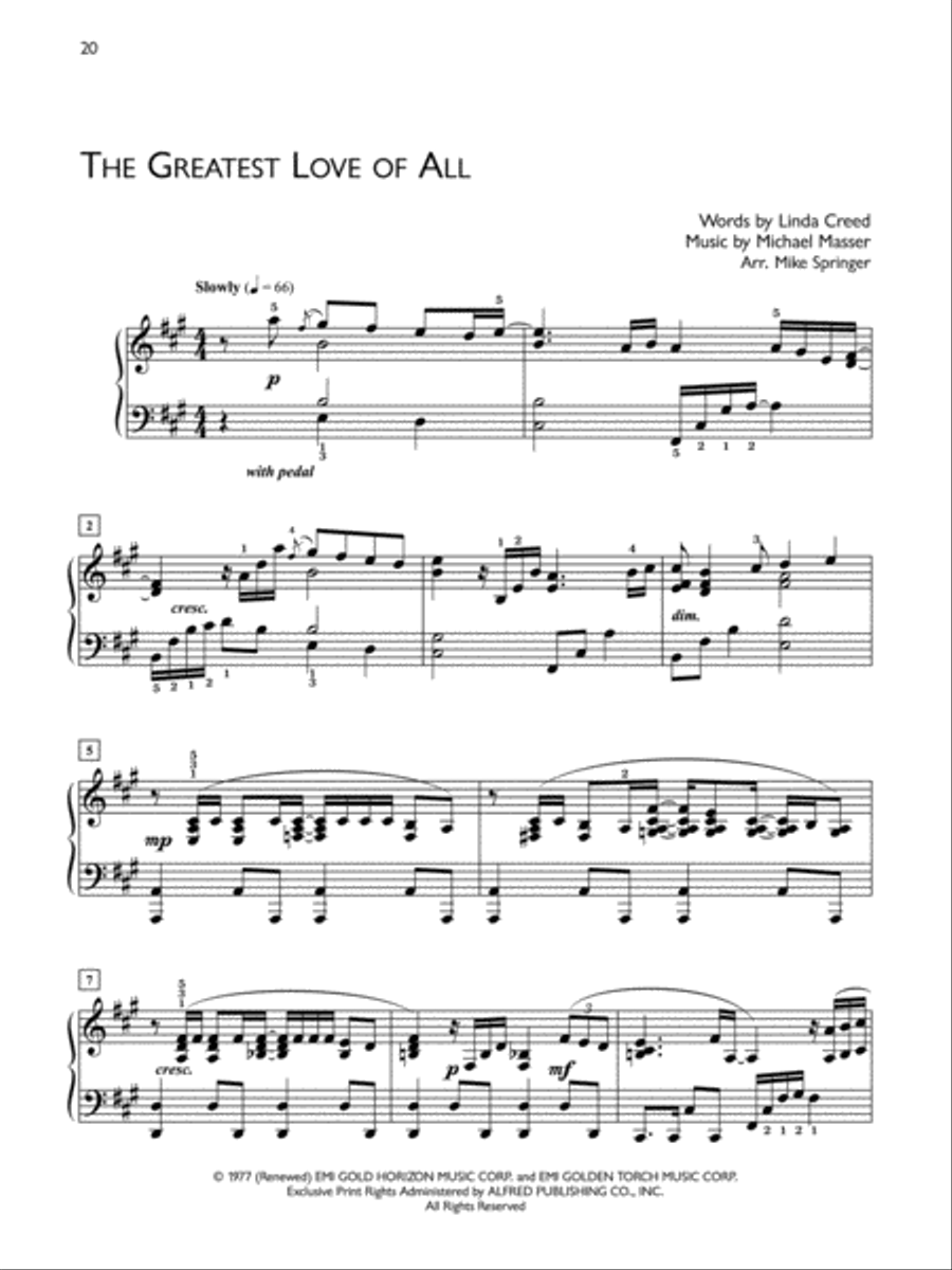 Popular Performer -- 1980s Piano Solo scores gallery preview page 3